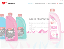 Tablet Screenshot of frizantin.com